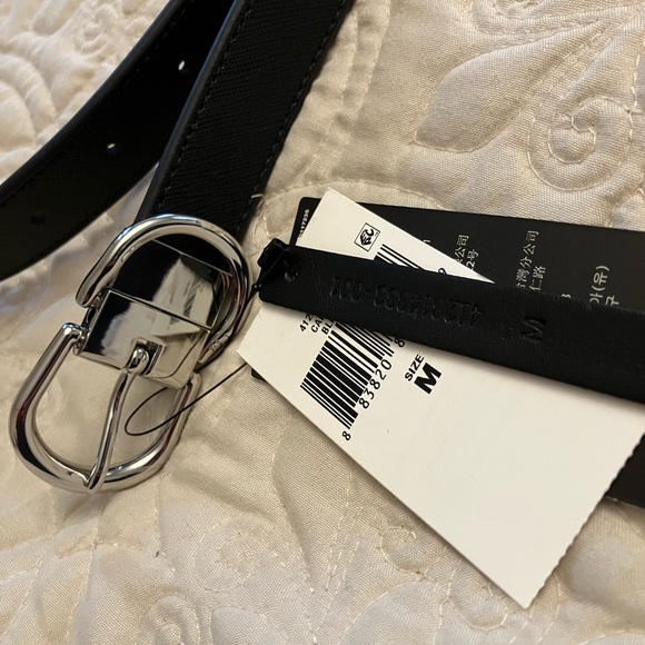 NWT Lauren Ralph Lauren Black and Brown Leather Belt - Picture 6 of 6